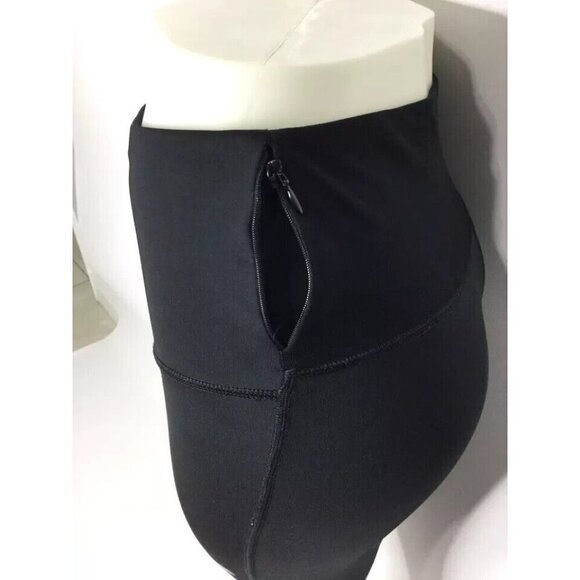 Asics‎ Black Leggings Size Large with Pockets - Picture 6 of 6